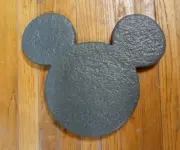 Large MICKEY MOUSE Garden Stepping Stone Hand-Made Cast Concrete 7 Color Choices
