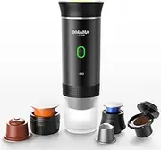 3-in-1 Portable Coffee Machine Wireless Electric Self Heating Capsules Pods Espresso for Car Home Office Camping Travel Maker 3in1