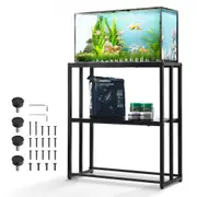 VEVOR Aquarium Stand, 20 Gallon Fish Tank Stand, 24.8 x 13 x 30 in Steel Turtle Tank Stand, 167.6 lbs Load Capacity, Reptile Tank Stand with Storage,