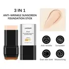 3 In 1 Anti-Wrinkle Foundation Stick with SPF 50+' Foundation Stick with Brush！