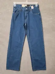 Levi's Silvertab Stay Loose Jeans Youth Boys 16 28x30 Blue 100% Cotton NEW