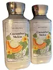 2 X Bath & Body Works CUCUMBER MELON Body Lotion 8 fl oz