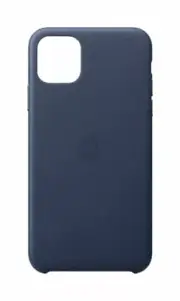 Apple Leather Case for iPhone 11 Pro Max - Midnight Blue (G2)