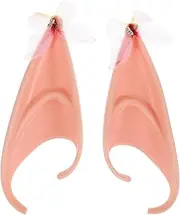 Beavorty Chic Butterfly Elf Ears Stylish Fairy Ears Cosplay Set for Women's Dress up and Events