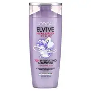 L'Oréal, Elvive, Hyaluron + Plump, 72H Hydrating Shampoo, Dry, Dehydrated Hair, 12.6 fl oz (375 ml)