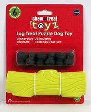 Petface Log Dispenser Dog Toy with Four Treats,Large