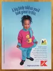 1998 Sesame Street Clothing Vintage Print Ad/Poster Big Bird Apparel Kmart 90s