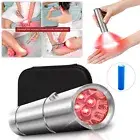 Portable 630/660/850/940nm LED Infrared Red light therapy Torch for pain relief