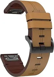 [PTLYE] 26mm 22mm 20mm Watchbands For Garmin Fenix8/7x/6x/7s/6s Quick Fit strap For Fenix7/6/Enduro3/MARQ series leather strap