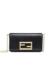 Fendi Wallet on Chain with Pouches in Black