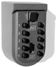 Key Lock Box for Outside Wall Mount Waterproof Spare Key Storage Box 10-digit...