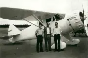 VINTAGE MR. MULLIGAN, HOWARD GROUP AIR RACING 5" X 7" BLACK & WHITE PHOTOGRAPH
