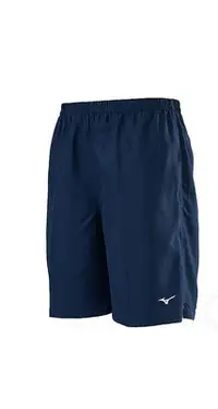 在飛比找Yahoo!奇摩拍賣優惠-棒球世界全新美津濃Mizuno長版路跑褲深藍色特價五分褲J2