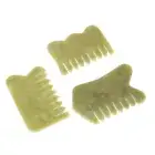 Gua Sha Board Comb Natural Jade Face Body Care Scraping SPA Massage Stone Tool❤