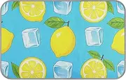 Amooorous Summer Lemon Ice Block Summer Blankets for Medium Dogs Washable Self Cooling pad for Outdoor cat for Bunny Travel Mantas frías para Perros M