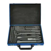 17 piece Sds Hammer Drill Bit Set With Metal Case