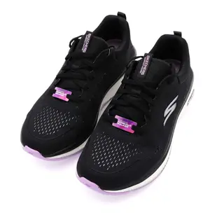 Skechers GO WALK 黑紫 網布 固特異 休閒 健走鞋 女款 J2153【新竹皇家124933WBKLV】