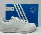 Adidas Women's Stan Smith All White Leather Tennis Sneakers Q47225