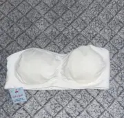 Cat & Jack Girls Size XL Bra Padded Seamless Bandeau White