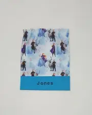 FREE NAME FROZEN ELSA ANNA SVEN OLAF PERSONALISED LIBRARY BAG KINDER GIRL