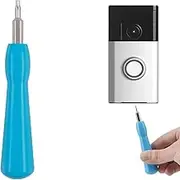 T6 T15 Screwdriver Tool for Ring Doorbell, Suitable for Smart Doorbell Disassembly, Replacement Ring Screwdriver Bit Set Blue