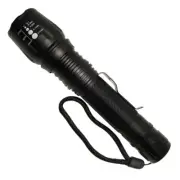 5 Mode Rechargeable LED Flashlight Outdoor Adjustable Water Resistant Torch