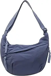 [SUIOPPYUW] Fashion Crossbody Bag With Spacious Structure Oxford Cloth And Adjustable Shoulder Straps Dumpling Bag OxfordCloth