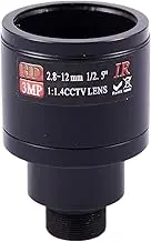 HD CCTV Lens 3.0MP M12 2.8-12mm Varifocal CCTV IR HD Lens,F1.4,Manual Focus Zoom