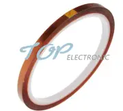 5PCS 5mm 100ft BGA High Temperature Heat Resistant Polyimide Kapton Tape Gold
