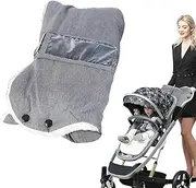 Doiyislem Pram Mittens for Cold Weather, Insulated Pram Gloves, Warm, Soft, Cosy Pram Mittens, Pram Gloves, Robust Hand Warmers for Pregnancy,