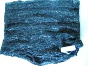 Charming Charlie Infinity Scarf black Knit 35x15 Unfolded