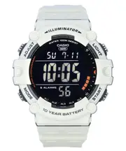 Casio Digital Alarm Timer Calendar Illuminator Day/Date AE-1500WH-8B2 Mens Watch