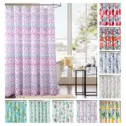 Bath Bathroom Fabric Shower Curtain, Reinforced Stitches