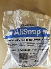 AliMed #95-902 AliStrap Hook-And-Loop Strap, Regular, 3" x 30', Blue Sealed New
