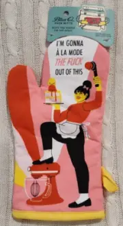 Blue Q Oven Mitt I'm Gonna A La Mode The F*** Out Of This Cotton