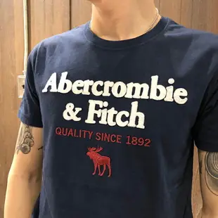 美國百分百【全新真品】Abercrombie & Fitch T恤 AF 短袖 T-shirt 短T logo AW13