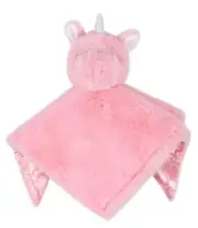 NWT Parents Choice Walmart Pink Unicorn Satin Security Blanket Plush Baby Toy