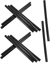 STOBAZA 12pcs Hot Melt Glue Stick Hot Melt Adhesive Strip Glue Sticks Mini Bulk Hot Glue Sticks All Purpose Glue Sticks Crafting Hot Glue Stick Fast Stick Glue Black Resin Adhesive