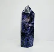 RARE! Russian Charoite Crystal Point / Tower 62 mm - Spiritual Transformation