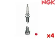 NGK Spark Plug Platinum FOR Jaguar S-Type 99-2002 4.0 V8 PFR5G-13E x4