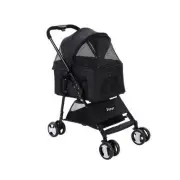 NEW Pawfection i.Pet Pet Stroller Dog Carrier 3 IN 1 Black