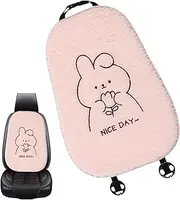 Plush Car Seat Cushion,Bunny Plush Car Seat Covers - Fashionable Car Seat Cushion, Cute Auto Seat Covers for Business Trip, Commuting