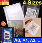 Extra Large Self Seal Adhesive Cello Cellophane Resealable Bags Size A0 A1 A2