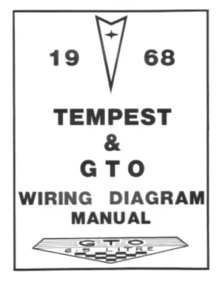 PONTIAC 1968 Tempest & GTO Wiring Diagram 68