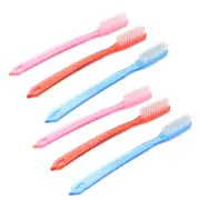 6pcs Plastic portable toothbrush Super Hard Color Toothbrush Adult Toothbrush d