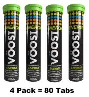 80 x VOOST Energy Orange and Mango Effervescent Tablets (4 x Pk20) NEW