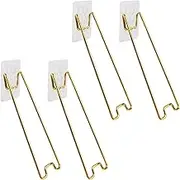 Crapyt 4 PCS Picture Frame Stand Self-Adhesive Easel Back for Picture Frame 7.09"×2.2" Gold Picture Easel Stand for Picture Frames and Drawings