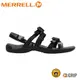 【MERRELL 美國 女 DISTRICT 3 BACKSTRAP WEB 涼鞋《黑/圖騰》】ML004190/休閒鞋