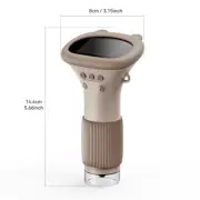 2.0 Inch Mini Pocket Microscope 1000X Kids Science Experiment Utensils Handheld