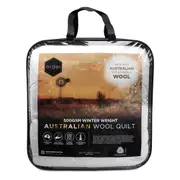 Ardor Australian Wool Filled 500GSM Washable Bedding Quilt/Doona